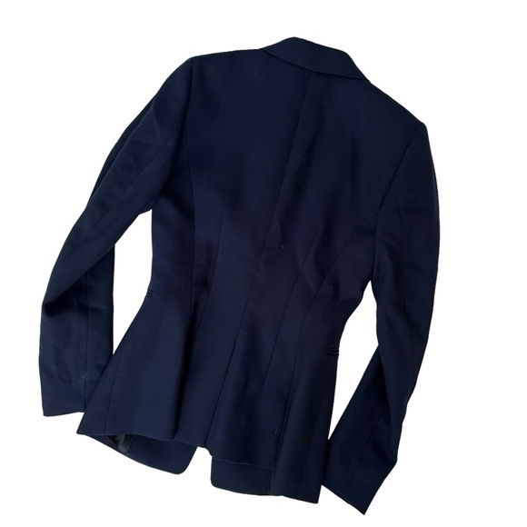 Reiss Navy Blue One Button Fitted Blazer - Picture 2 of 6